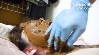 Part 3 Japanese girl Eat scat and lick anal