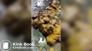 Latest Ebony Shitty ASS FUCKING - Giant Poop