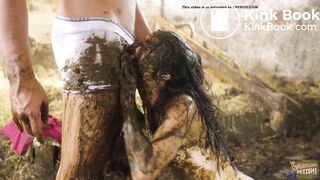 Kaitlyn ... Rough Fuck In Cowshit