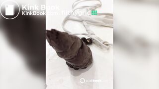 Very hot pantypoop through thong