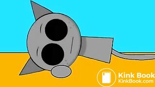 Sprunki Gray Ate Too Much Alcoholic Pizzas...