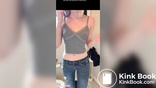 Pantypoop and pull up pants over it