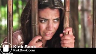 Hot teenage girl almost didn't make it in cage