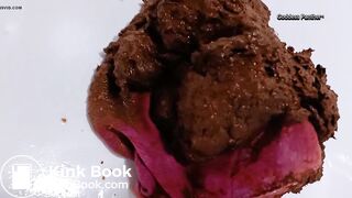 Huge load in purple panties