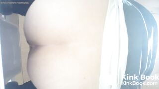 The beautiful Chinese girl has diarrhea