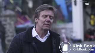 Graduate defecating on door mat - scene