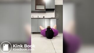 Turkish mistress shits on toilet slave