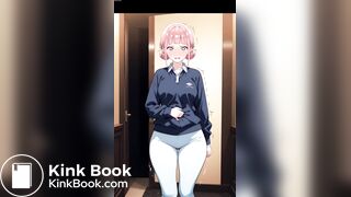 anime girl panty poop while rushing home