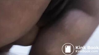Thick Ebony Shitting - video 2