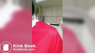 Same asian chick shits and shows it off