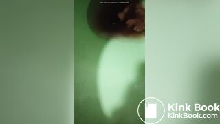 Same asian chick shits and shows it off