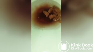 Same asian chick shits and shows it off