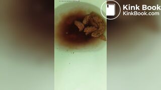 Same asian chick shits and shows it off