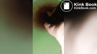 Same asian chick shits and shows it off