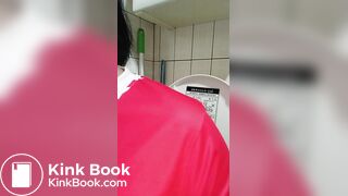 Same asian chick shits and shows it off