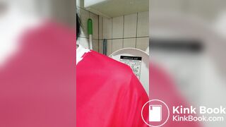 Same asian chick shits and shows it off