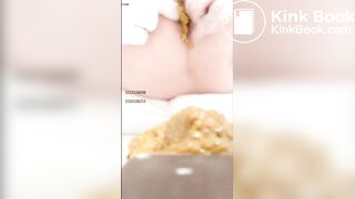 Chinese girl spread asshole scat - video 2