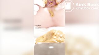 Chinese girl spread asshole scat - video 2