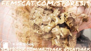 Heavy pantypoop @scatdark