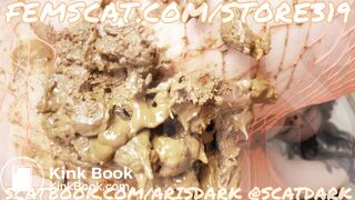 Heavy pantypoop @scatdark