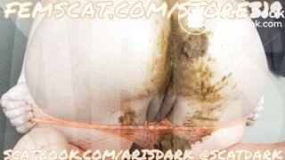 Heavy pantypoop @scatdark