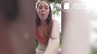 CONSUMING FECES IN THE YARD