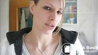 Girl pooping on toilet - video 187
