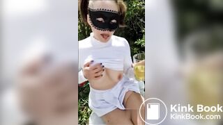 Outdoor scat and vomit, eating shit and puking it back