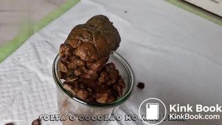 Dutch Babe Has a Jar of Poop For Us