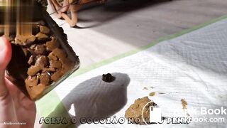 Dutch Babe Has a Jar of Poop For Us