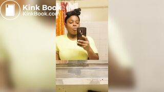 ♥️BEAUTIFUL EBONY GAL SCAT SNACK ATTACK♥️