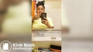 ♥️BEAUTIFUL EBONY GAL SCAT SNACK ATTACK♥️