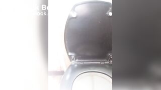 The poop inside her ass is smelly