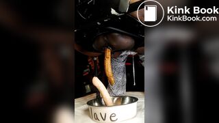 ❤️EBONY GODDESS' DIVINE SHIT ALL OVER YOUR COCK❤️