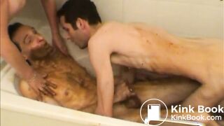 Bi scat threesome