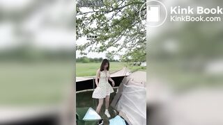 Chinese mistress outdoor scat