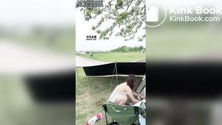 Chinese mistress outdoor scat