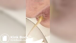 Girl diarrhea in toilet - video 9