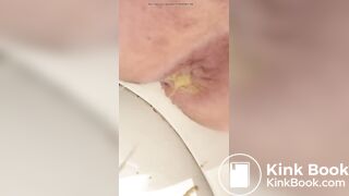 Girl diarrhea in toilet - video 9