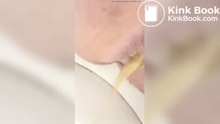 Girl diarrhea in toilet - video 9