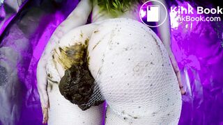big shit in fishnet