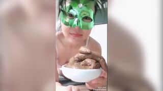 CONSUMING FECES + POOPING PANTIES