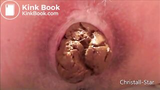 german girl pooping on toilet