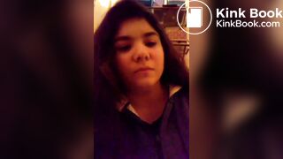 Beautiful girl pooping vlog