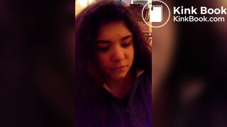 Beautiful girl pooping vlog