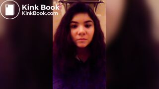 Beautiful girl pooping vlog