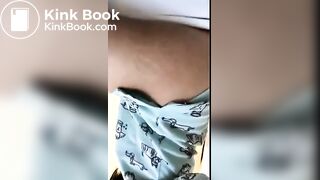 Sabrina pooping on toilet - video 2