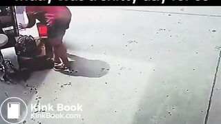 Woman has a poop accident in store