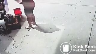 Woman has a poop accident in store