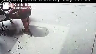 Woman has a poop accident in store